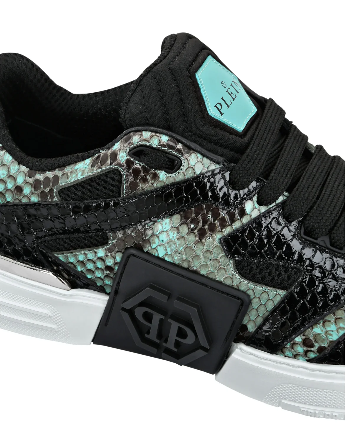 Lo-Top Python Sneakers, цвет: Черный