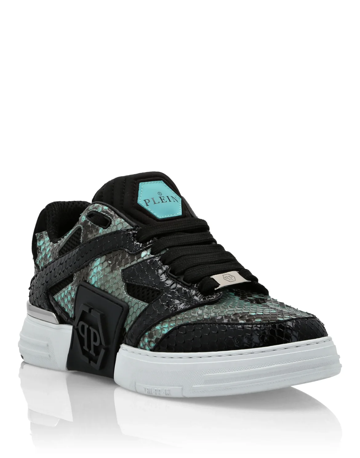 Lo-Top Python Sneakers, цвет: Черный