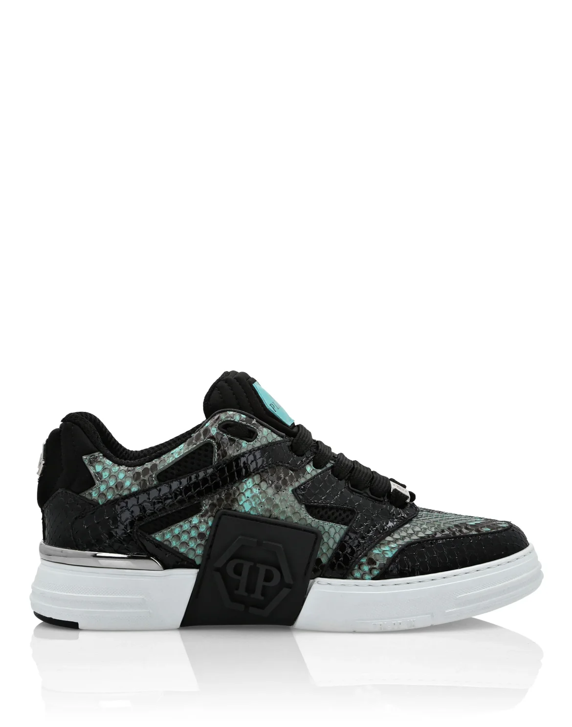 Lo-Top Python Sneakers, цвет: Черный