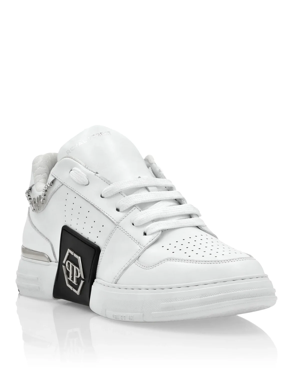 Lo-Top Nappa Leather Royal Street Sneakers, цвет: Белый