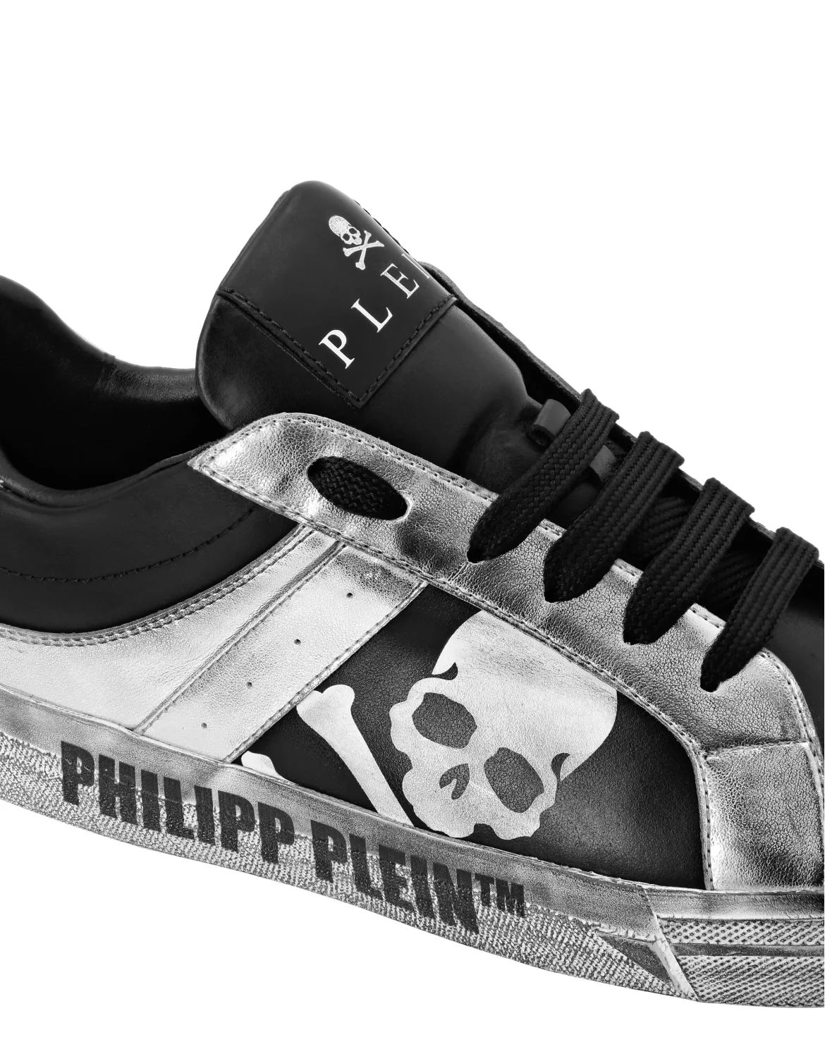Lo-Top Leather Sneakers Retrokickz TM, цвет: Черный