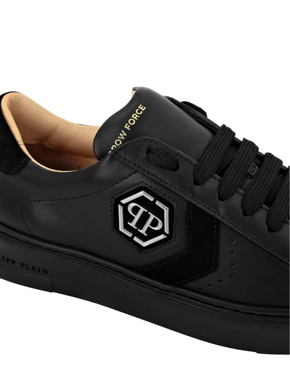 Lo-Top Leather Arrow Force Sneakers, цвет: Черный