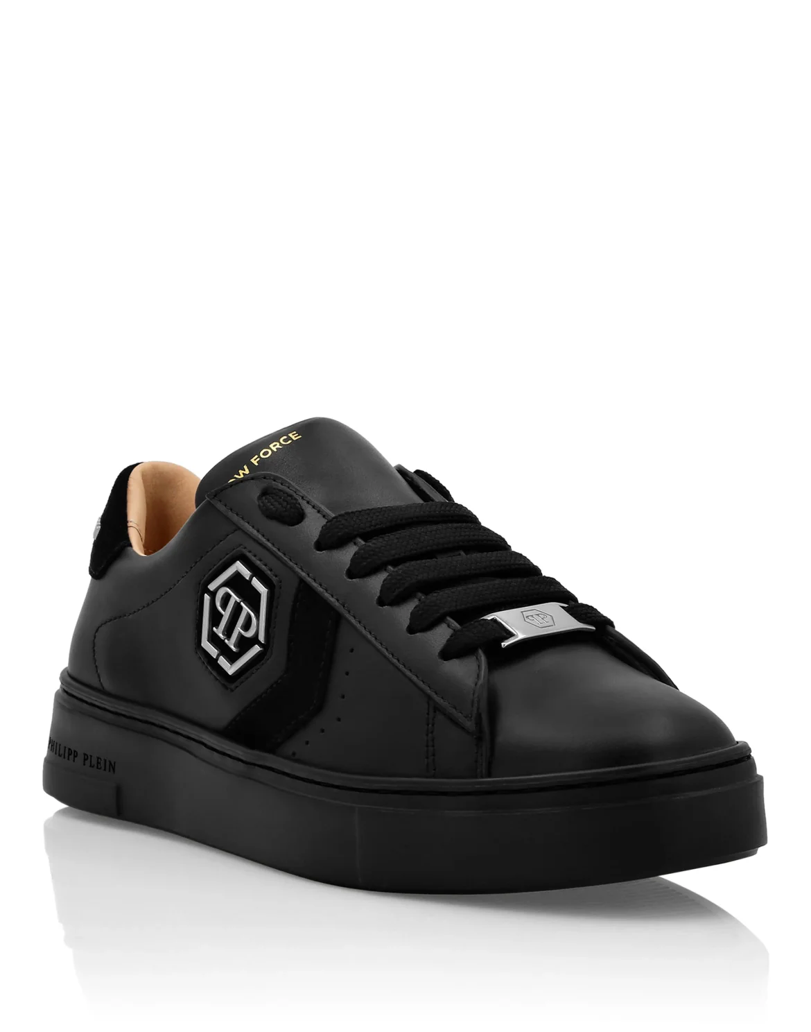 Lo-Top Leather Arrow Force Sneakers, цвет: Черный