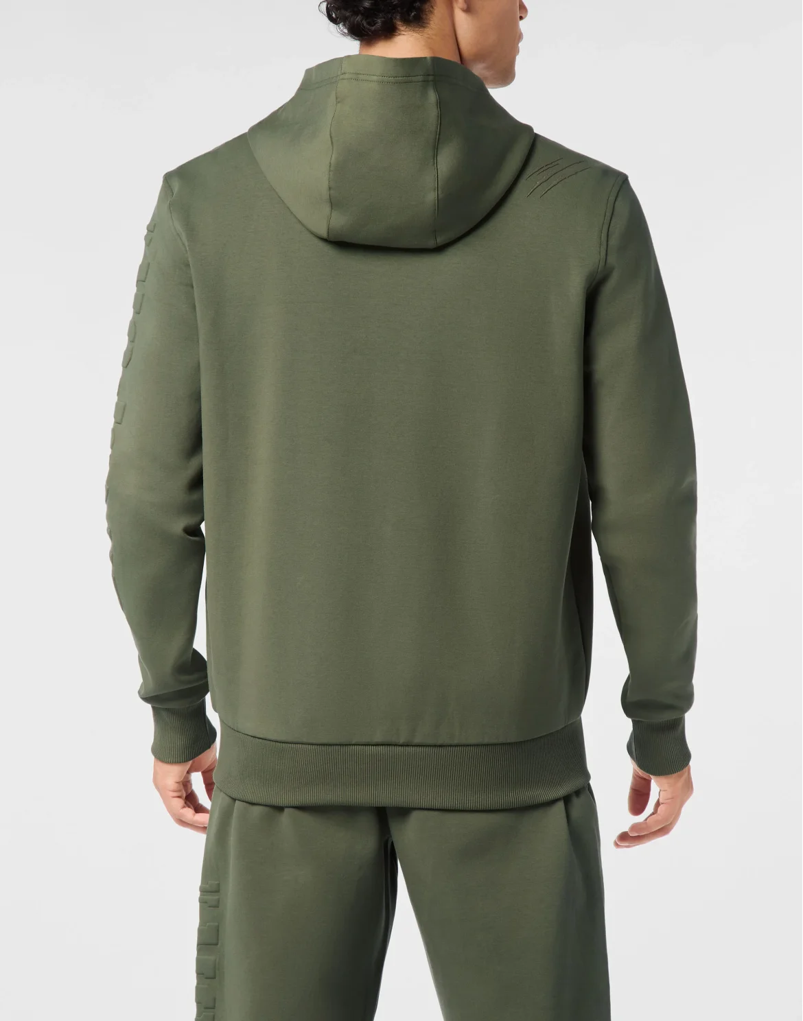 Embossed Hoodie Sweatjacket, цвет: Камуфляж