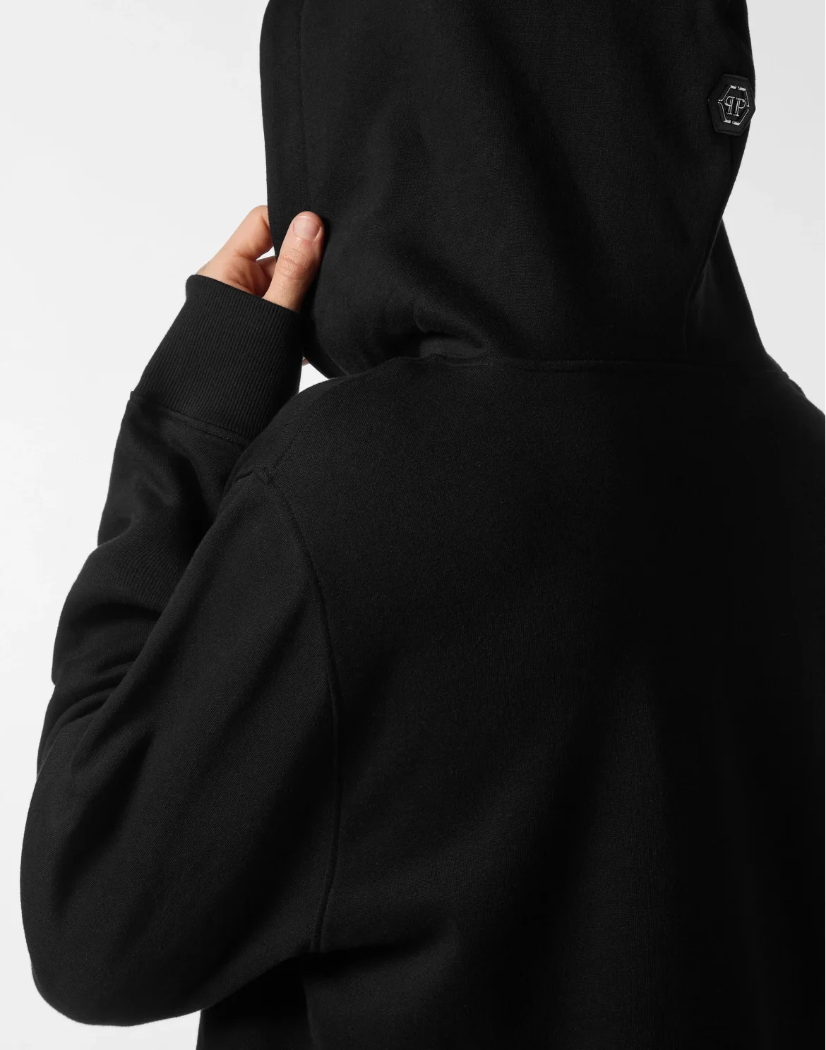 Fleece Hoodie Sweatshirt Stones, цвет: Черный