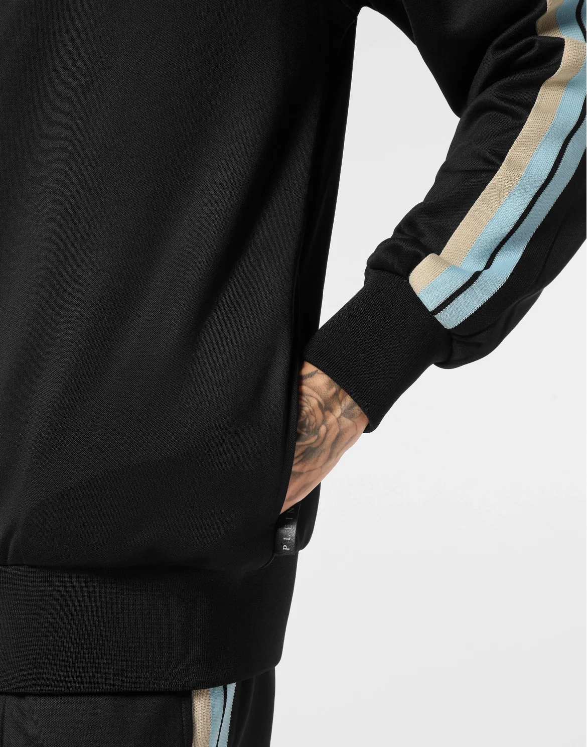 Tracksuit Jacket Stripes, цвет: Черный