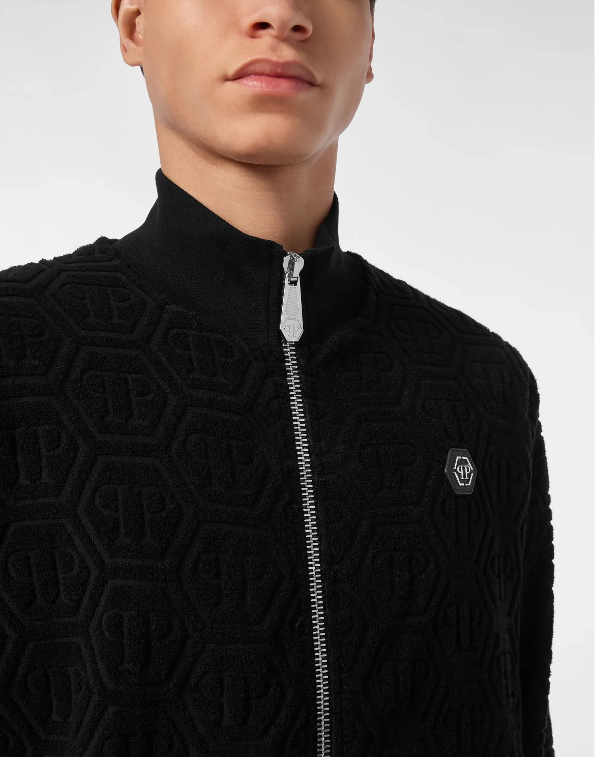 Jacquard Tracksuit Jacket Monogram, цвет: Черный