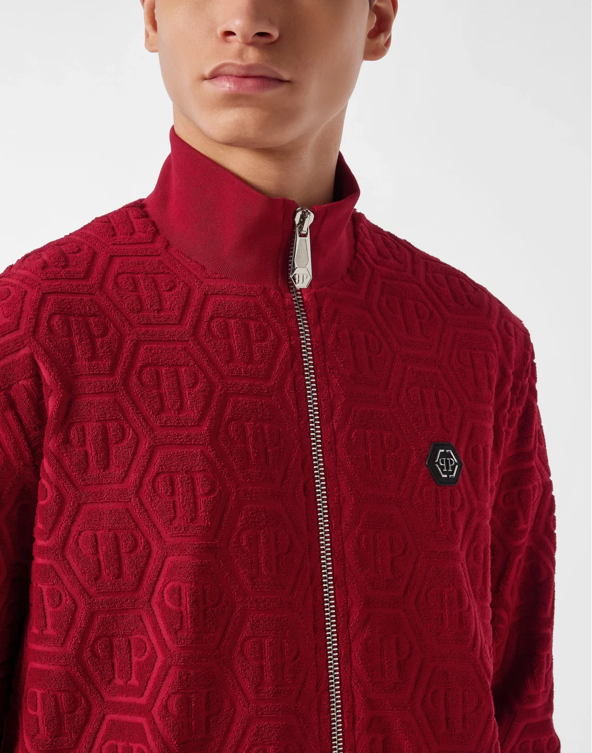 Jacquard Tracksuit Jacket Monogram, цвет: Красный