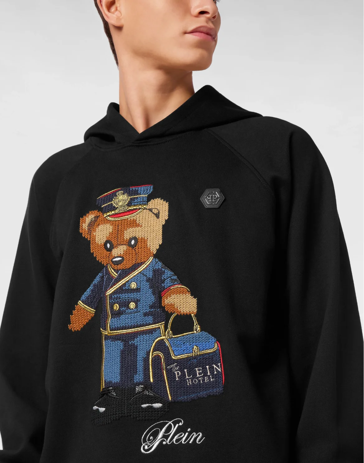 Hoodie Teddy Doorman, цвет: Черный