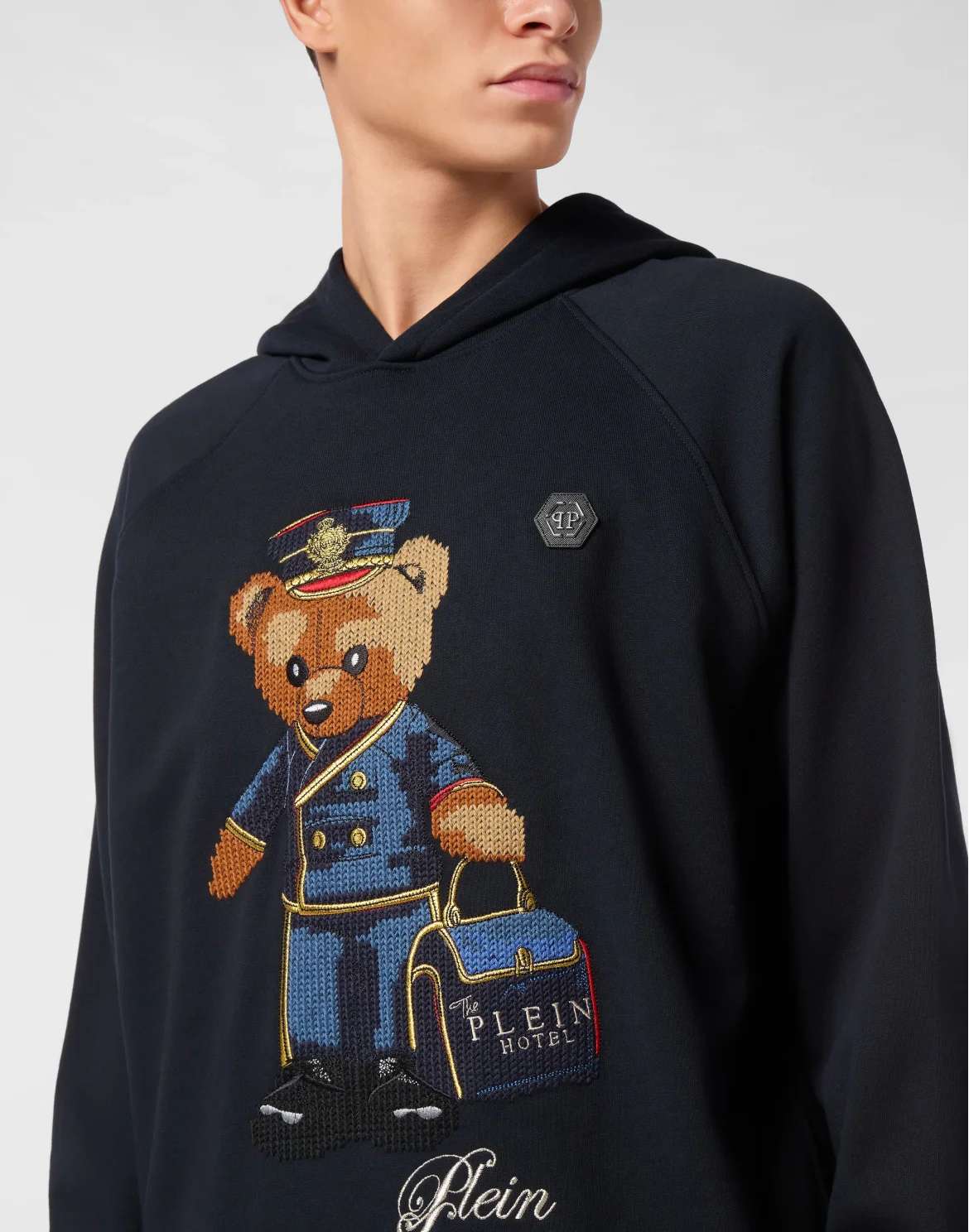 Hoodie Teddy Doorman, цвет: Синий