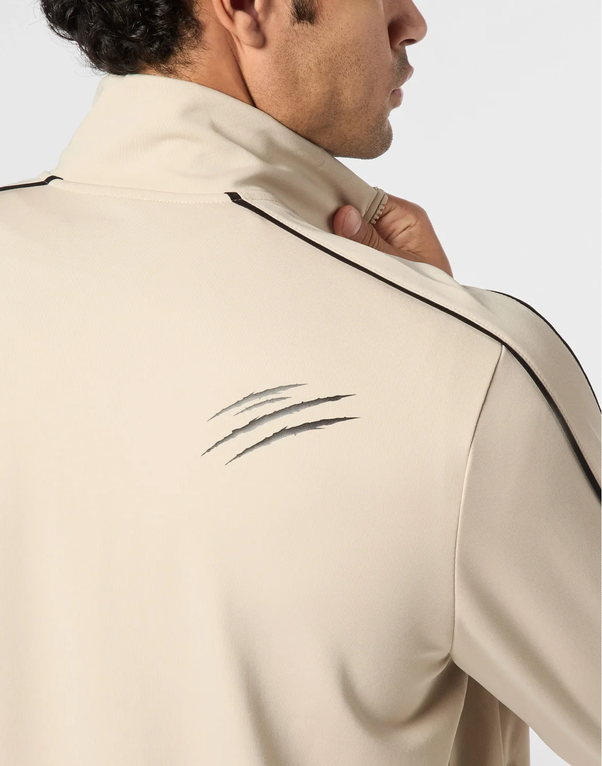 Tracksuit Zip Jacket, цвет: Бежевый