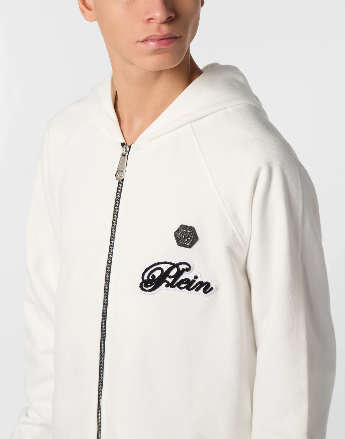 Zip Hoodie Basic Signature, цвет: Бежевый