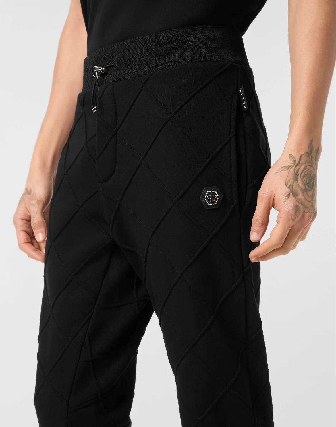 Fleece Tracksuit Pants, цвет: Черный