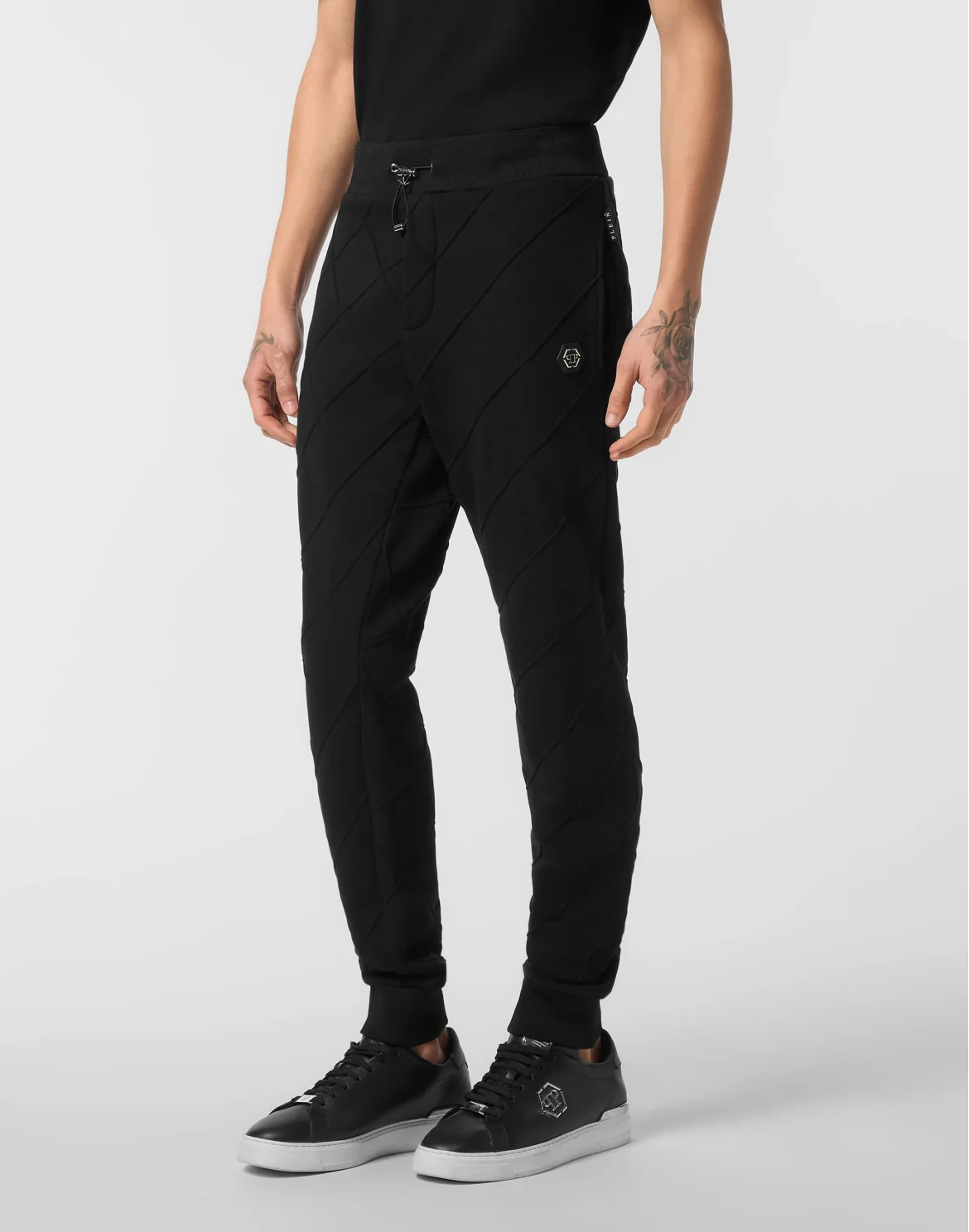 Fleece Tracksuit Pants, цвет: Черный