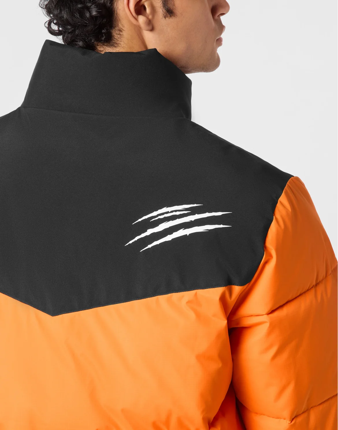 Puffer Jacket Scratch, цвет: Оранжевый