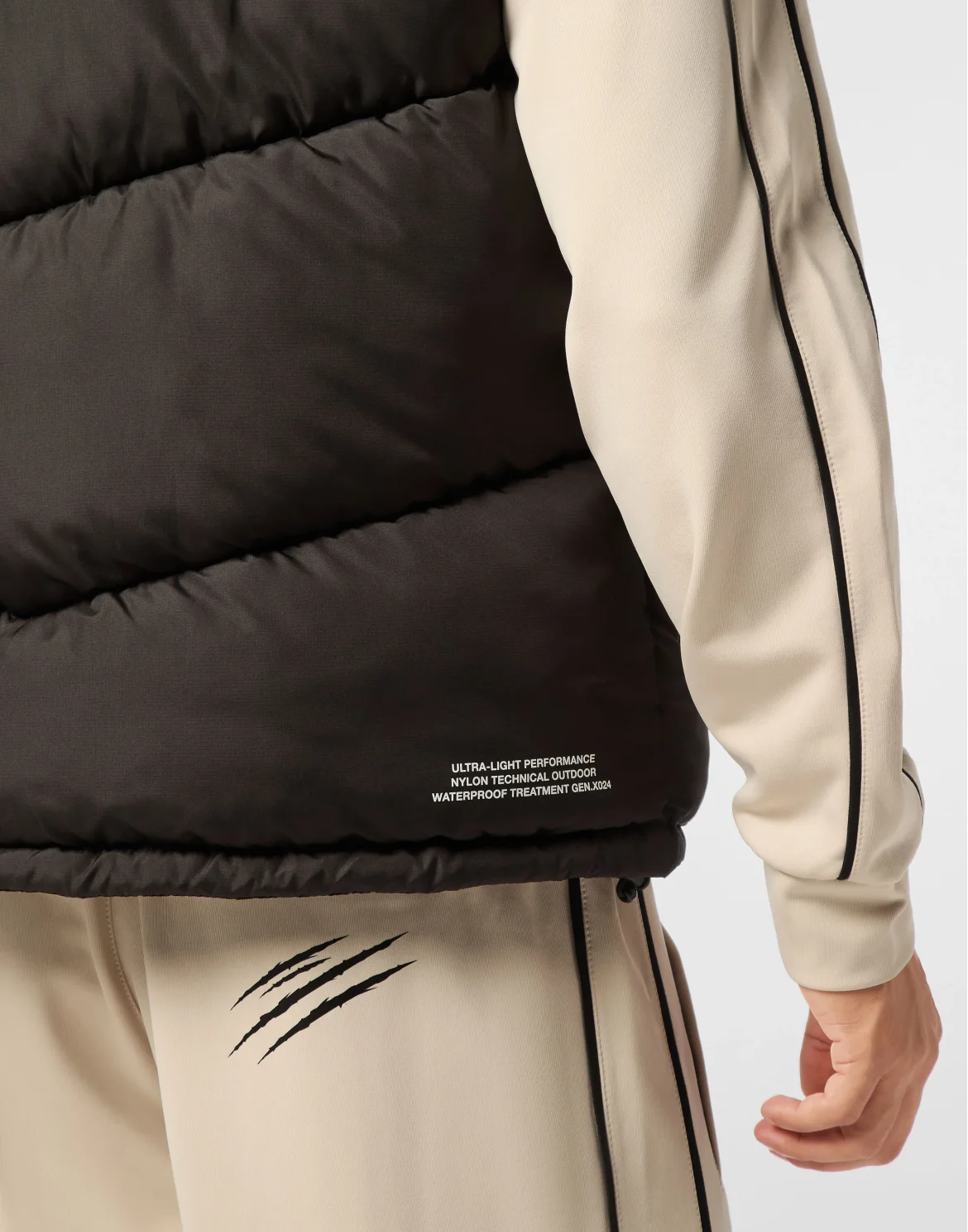 Puffer Jacket Vest, цвет: Черный