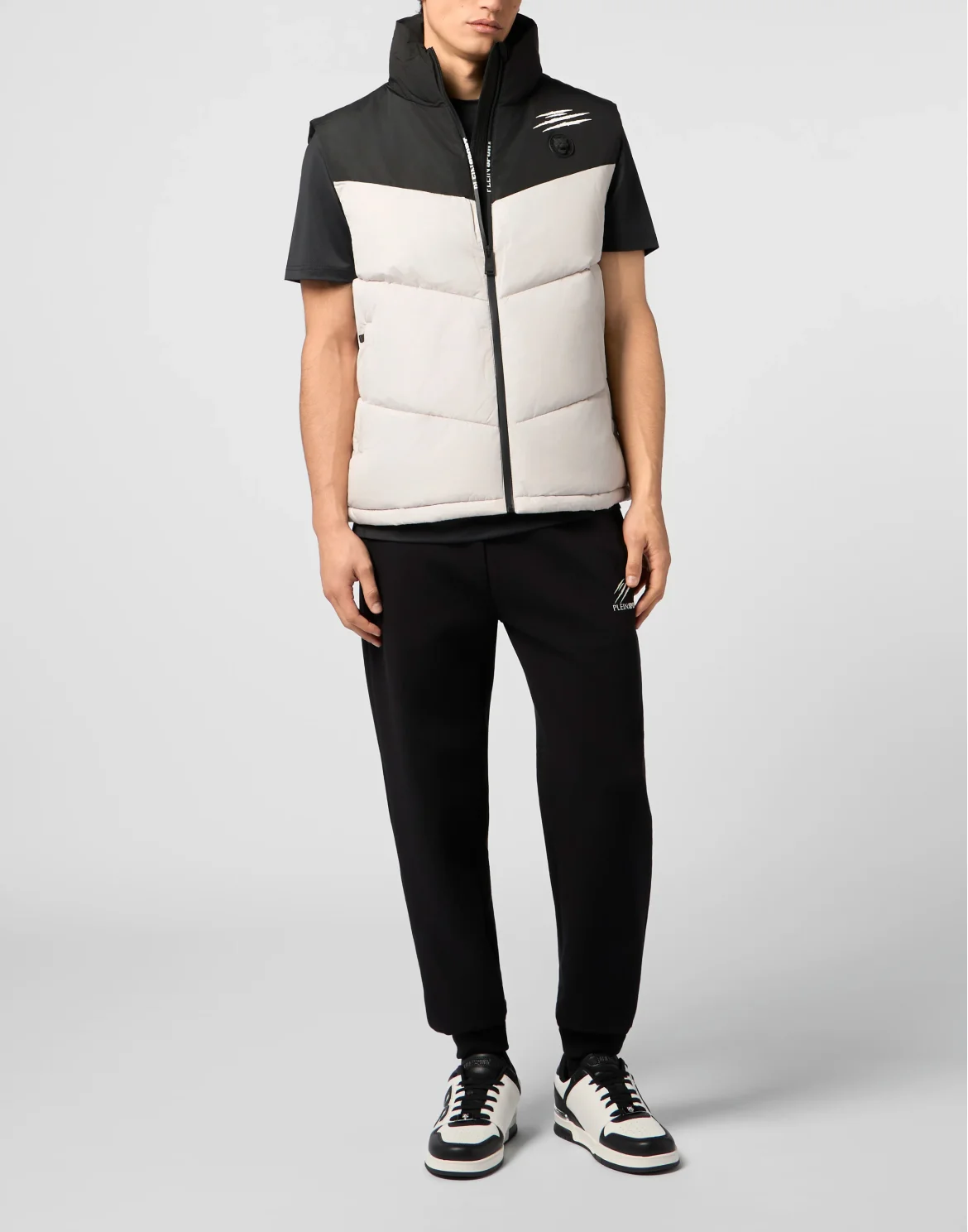 Puffer Jacket Vest, цвет: Бежевый
