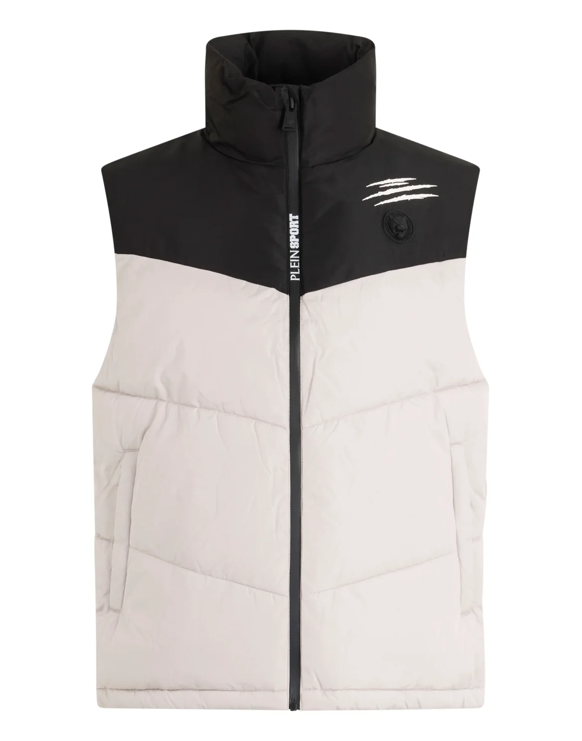 Puffer Jacket Vest, цвет: Бежевый