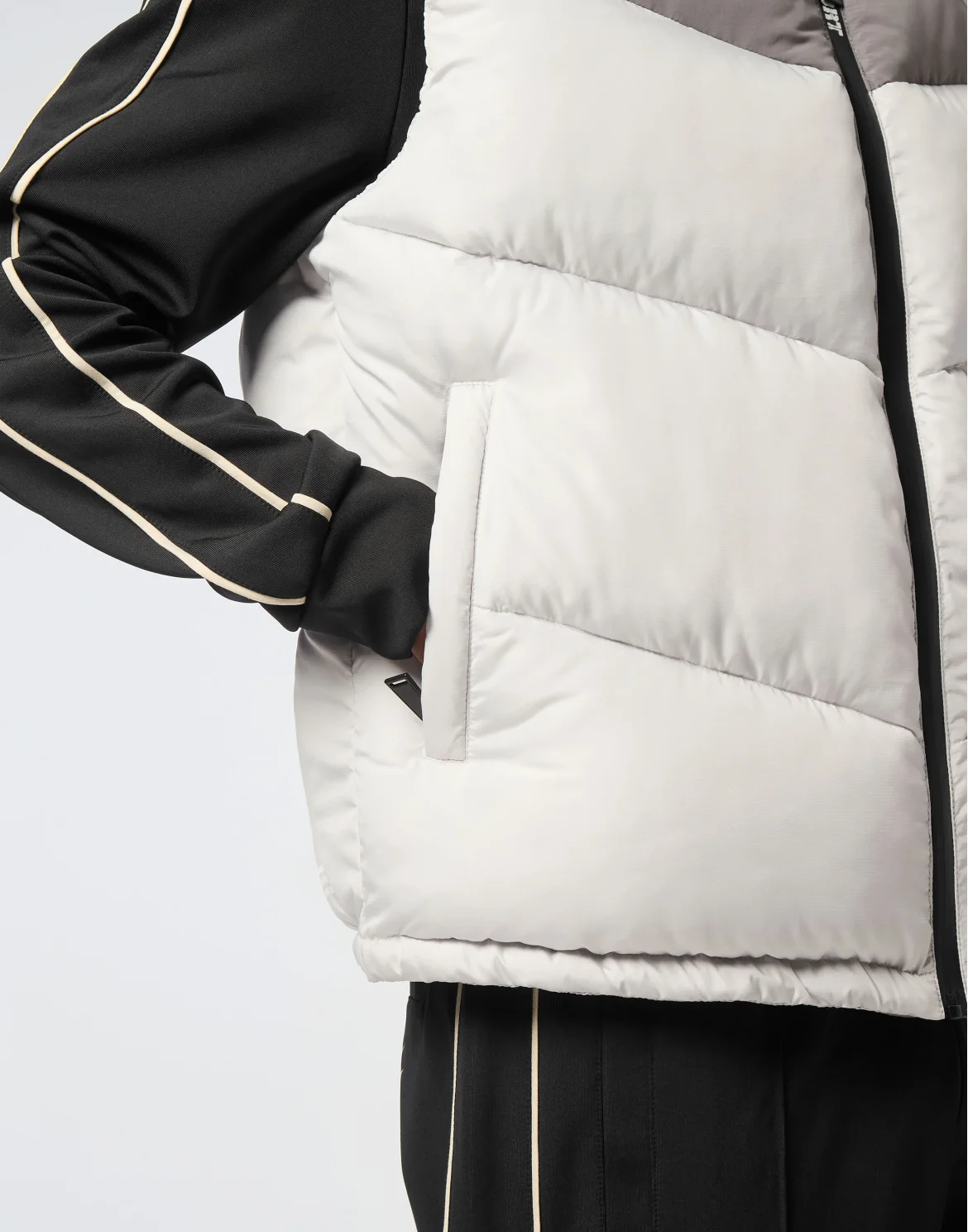 Puffer Jacket Vest, цвет: Серый