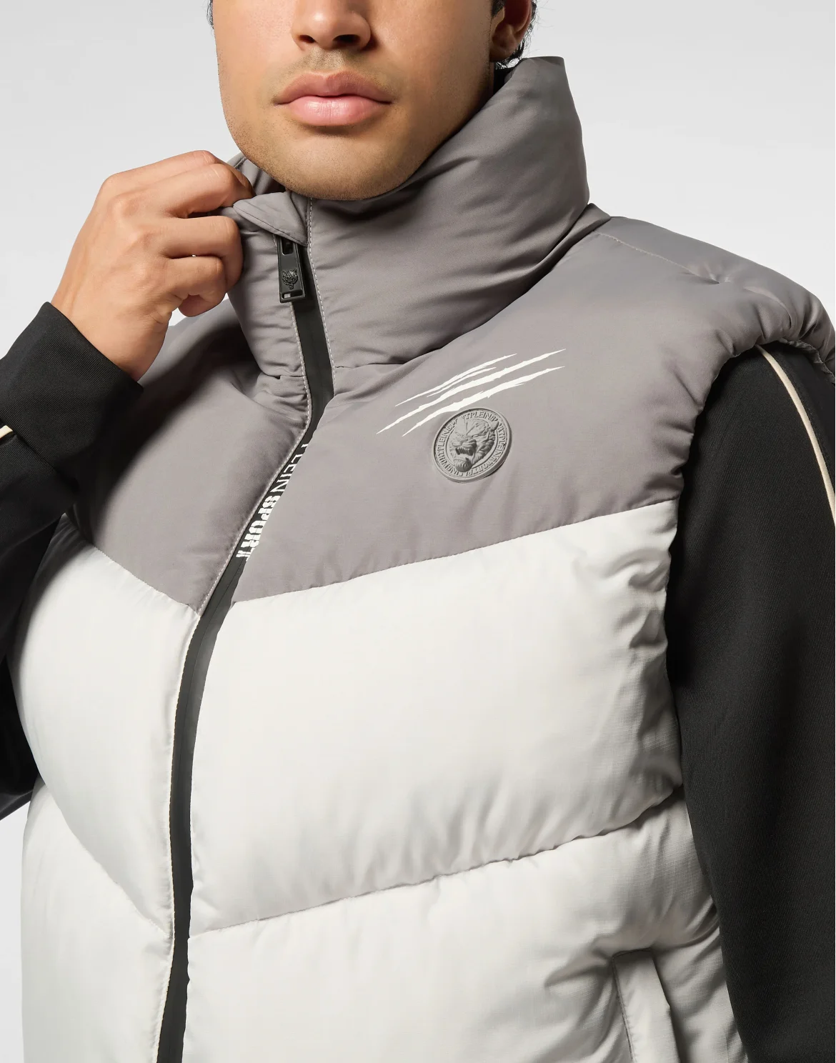 Puffer Jacket Vest, цвет: Серый