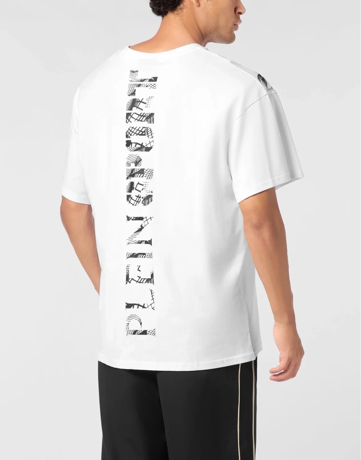 Cotton Round Neck T-Shirt Tiger Line, цвет: Белый