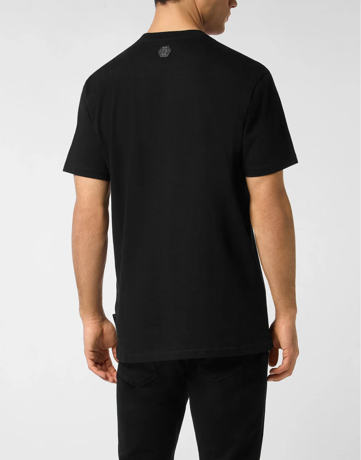 Round Neck T-Shirt Teddy Bear, цвет: Черный