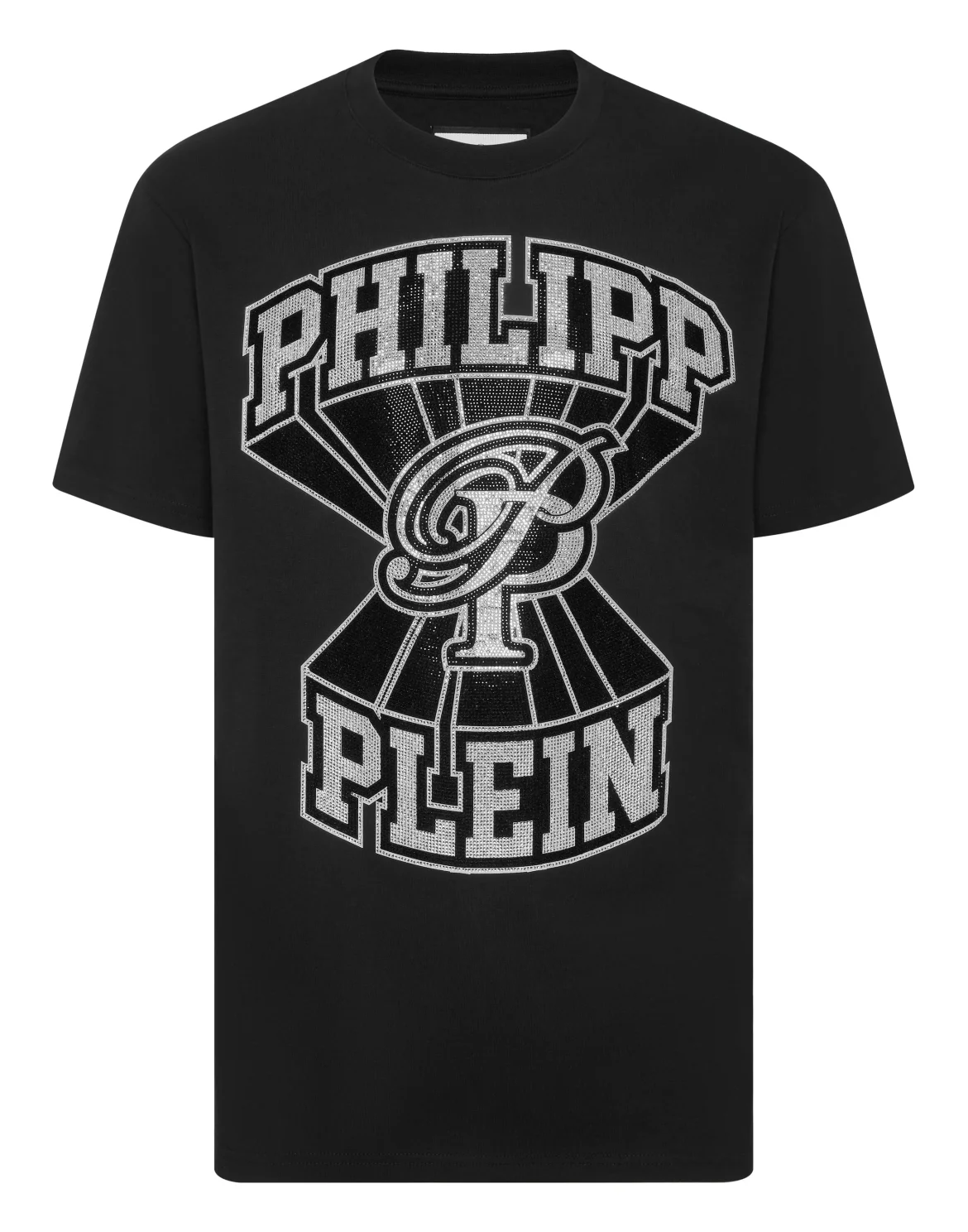 Round Neck T-Shirt College Plein, цвет: Черный