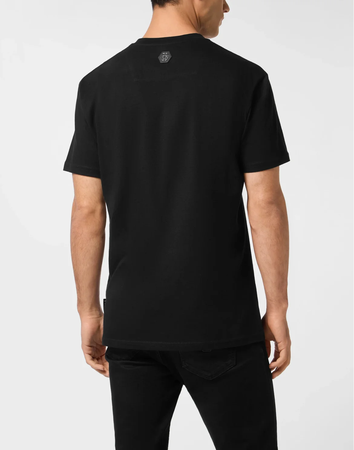 Round Neck T-Shirt Stripes, цвет: Черный