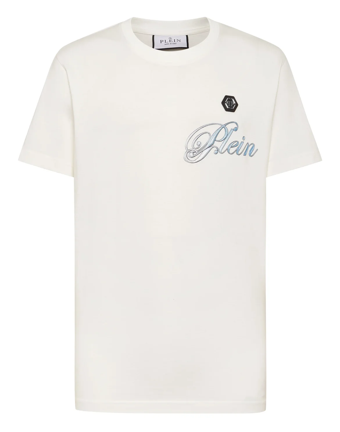 Round Neck T-Shirt Gradient Skull, цвет: Бежевый