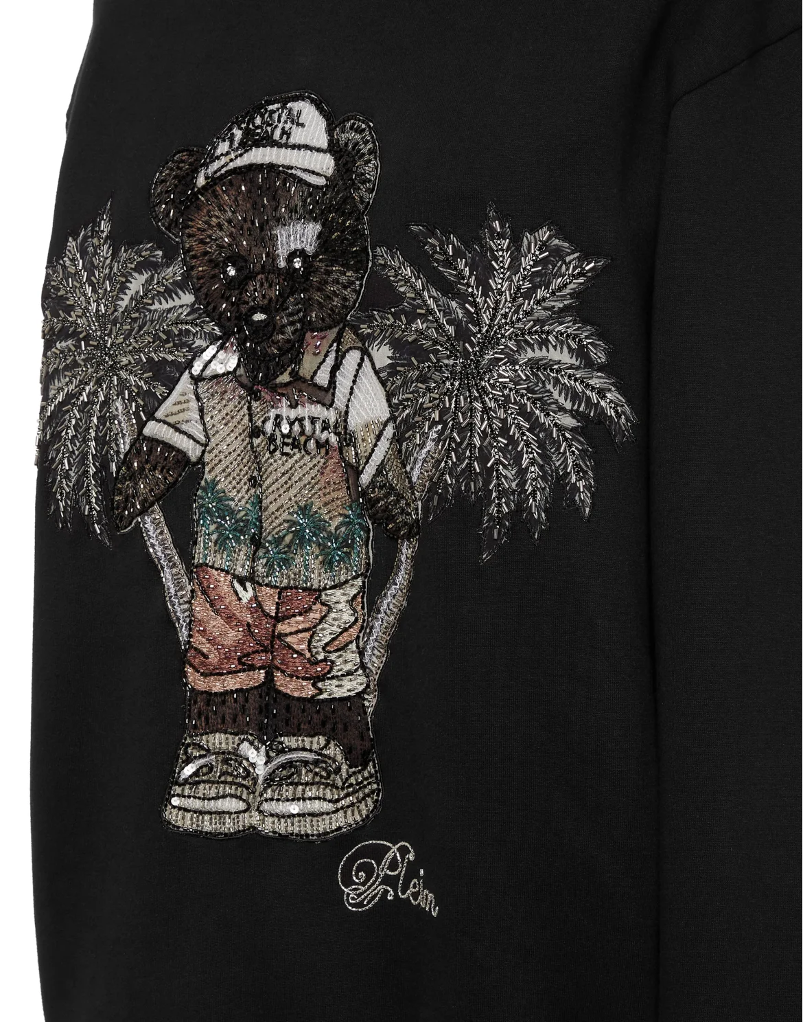Hoodie Teddy Palms, цвет: Черный