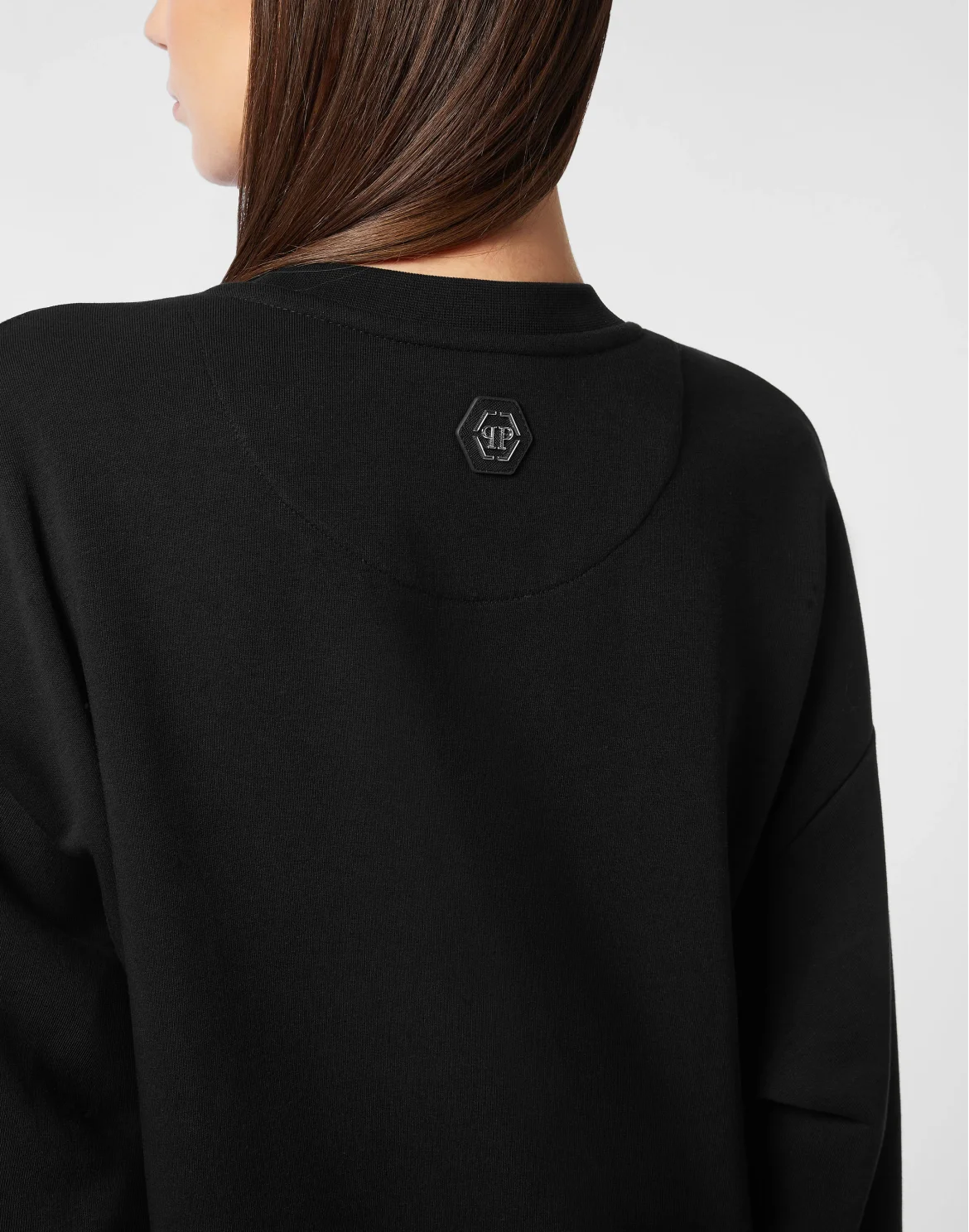 Cotton New Port Beach Fit Sweatshirt Teddy Crystal, цвет: Черный