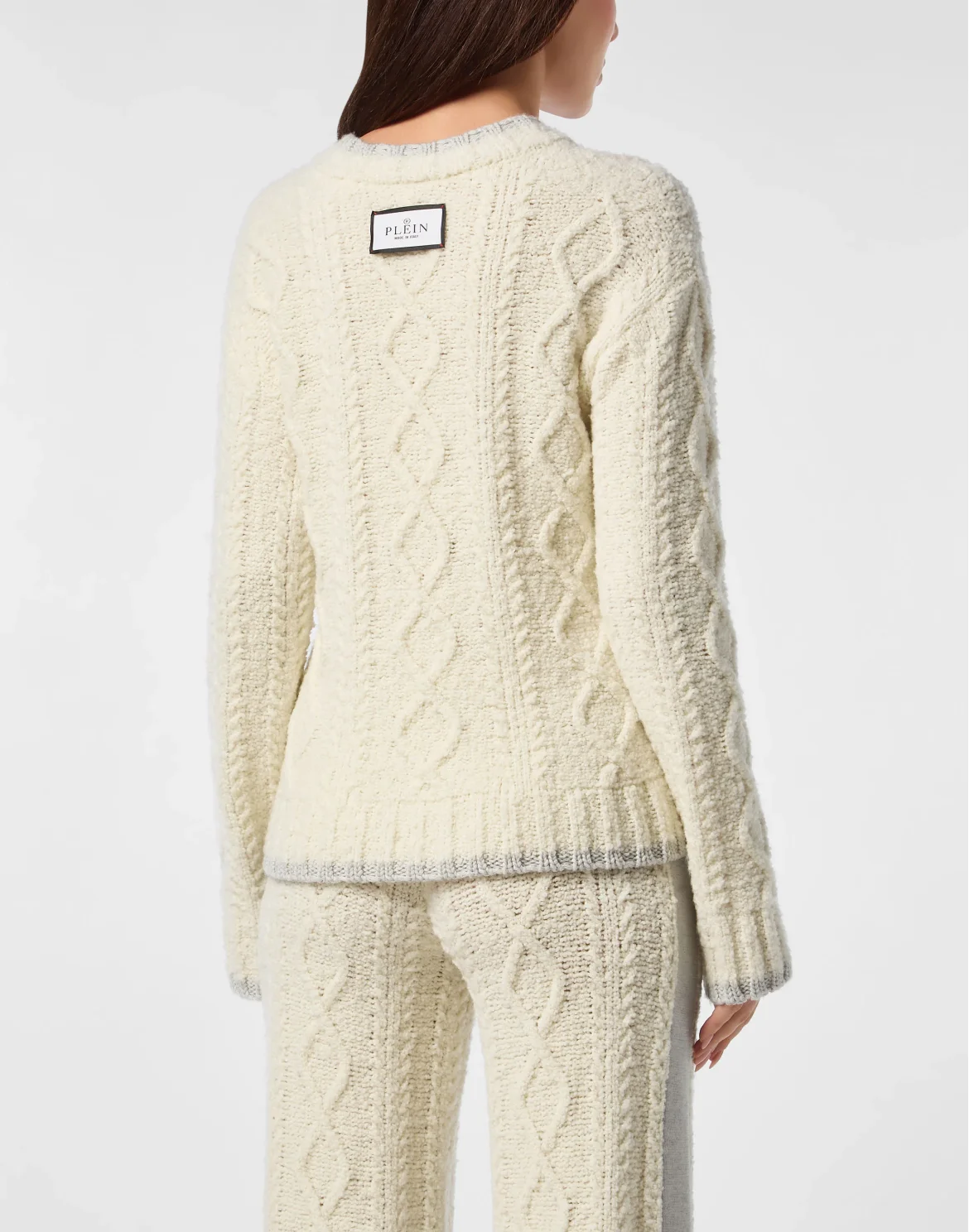 Loose Fit V-Neck Sweater, цвет: Бежевый