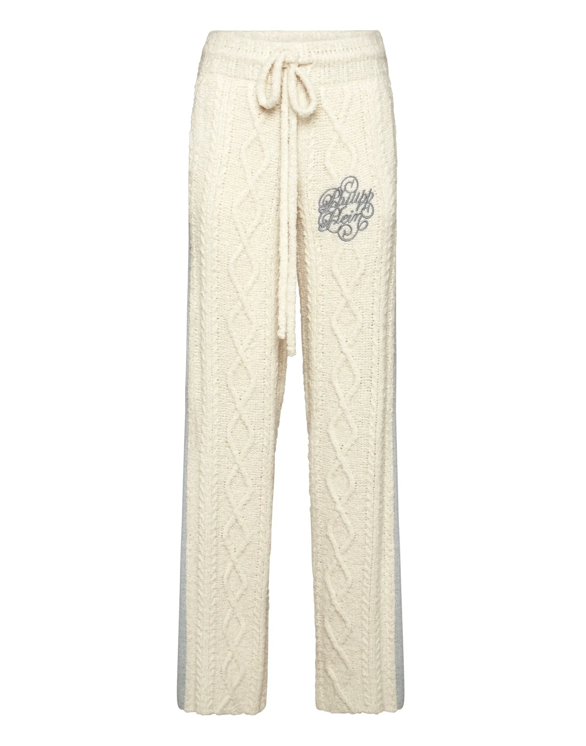 Knit Straight Joggers Signature, цвет: Бежевый