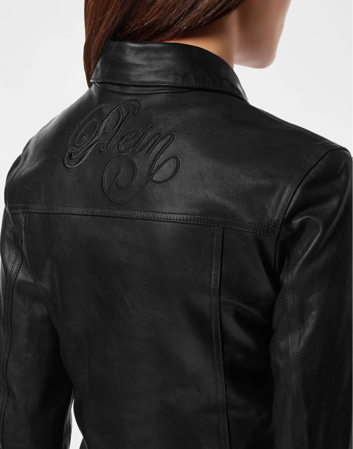 Vintage Leather Jacket Signature, цвет: Черный