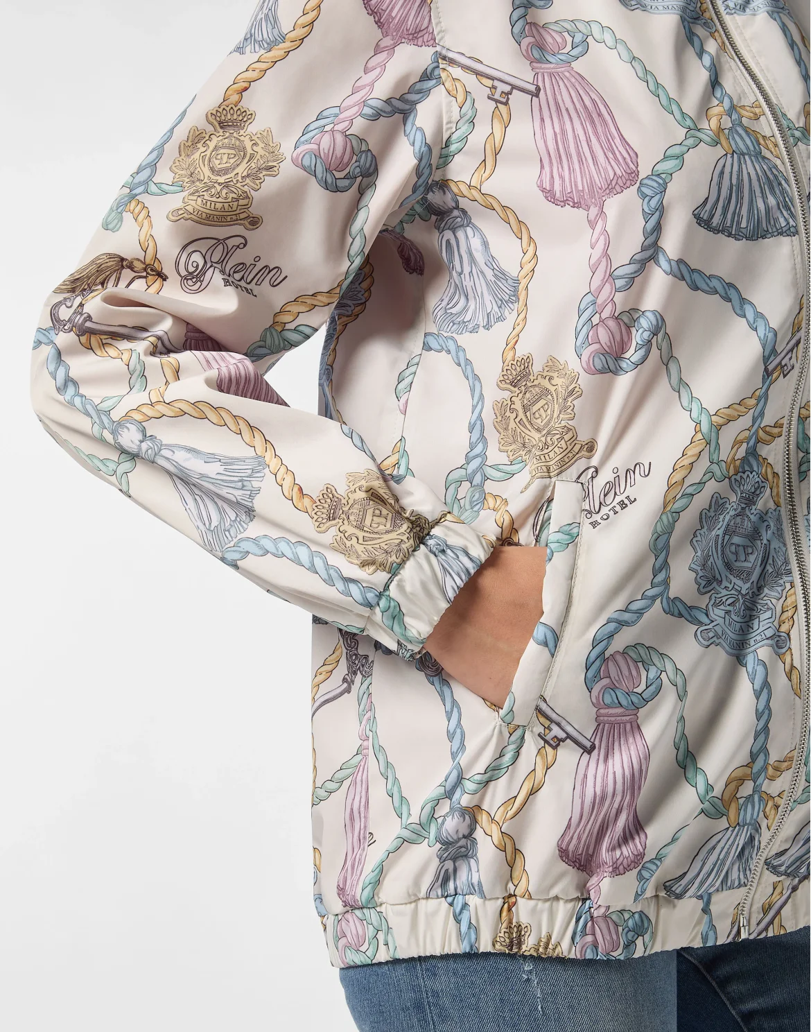 Nylon Windbreaker Tassels, цвет: Мультиколор