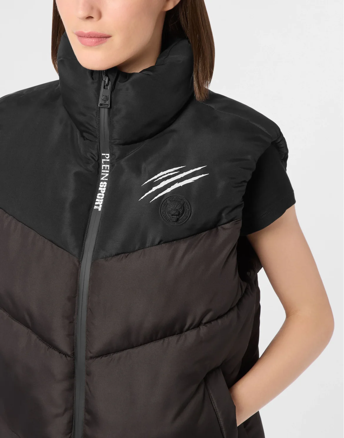 Puffer Jacket Vest, цвет: Черный