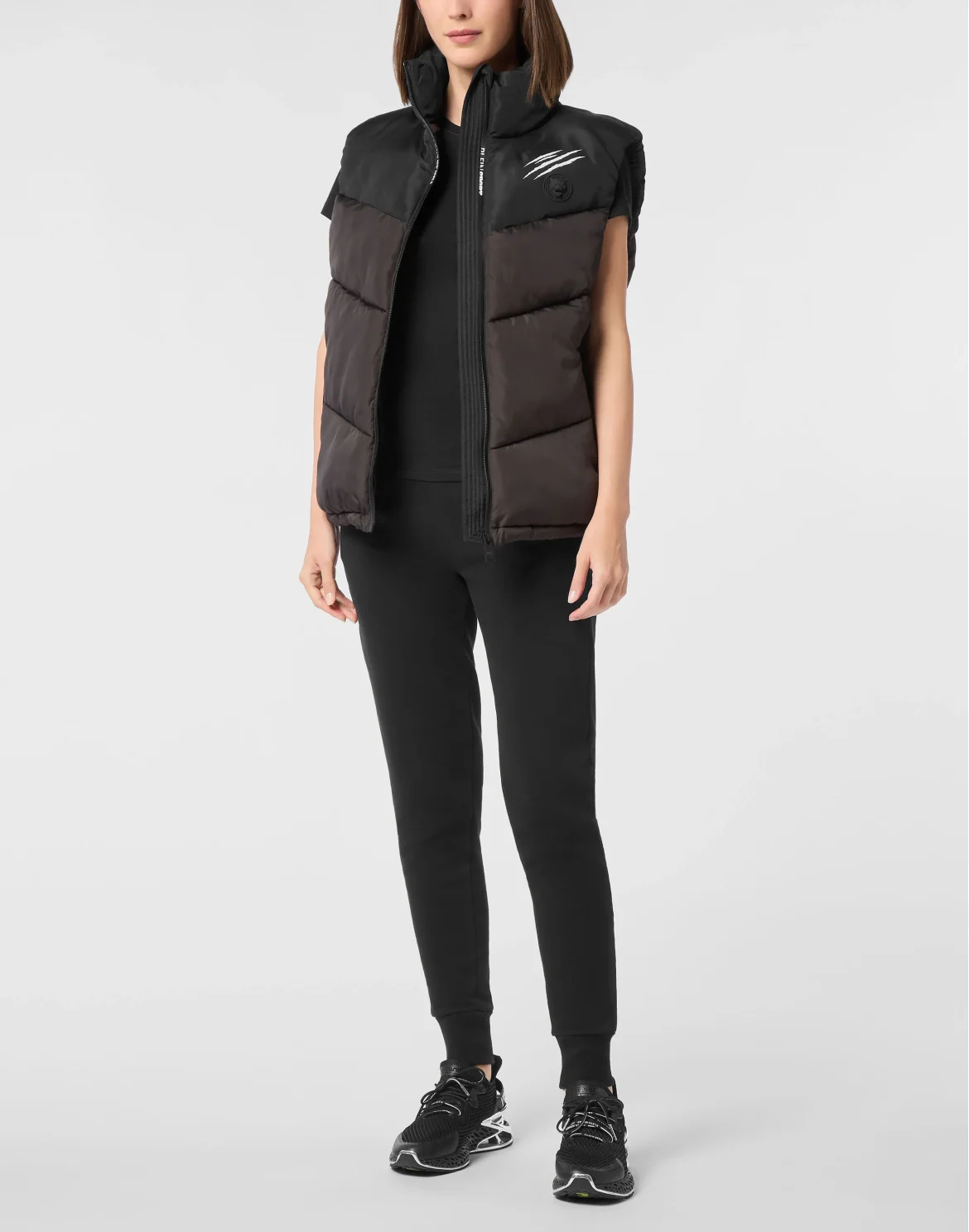 Puffer Jacket Vest, цвет: Черный