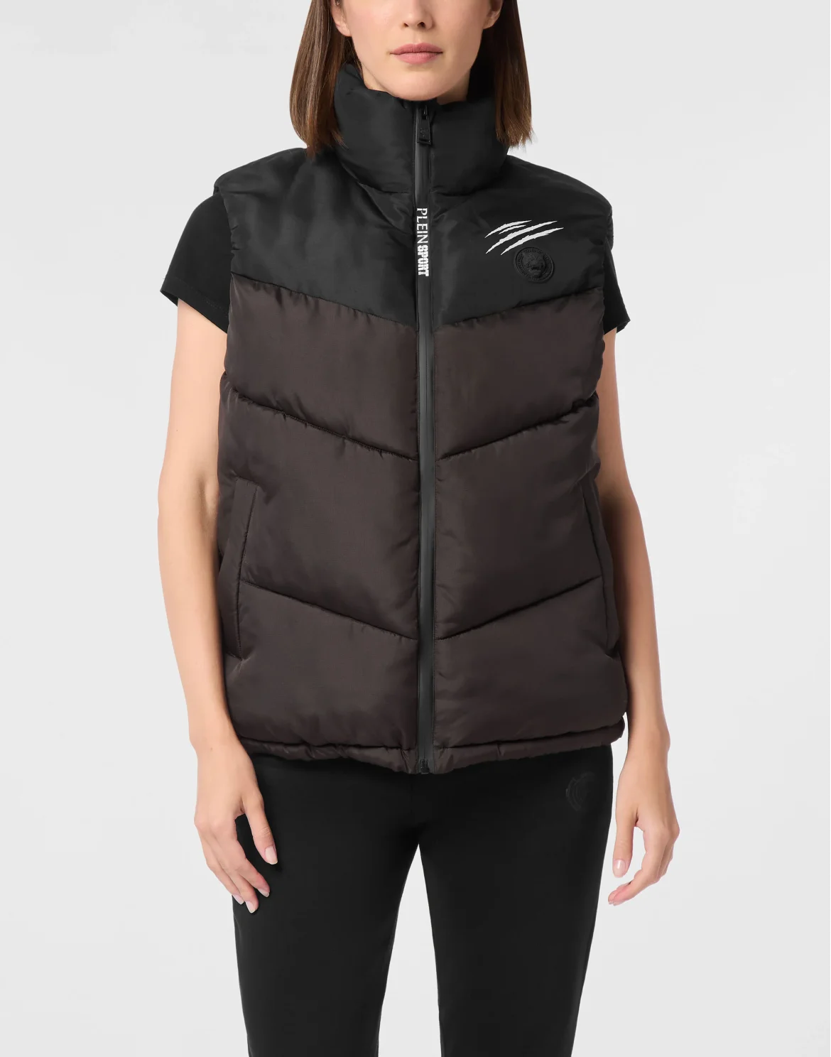 Puffer Jacket Vest, цвет: Черный