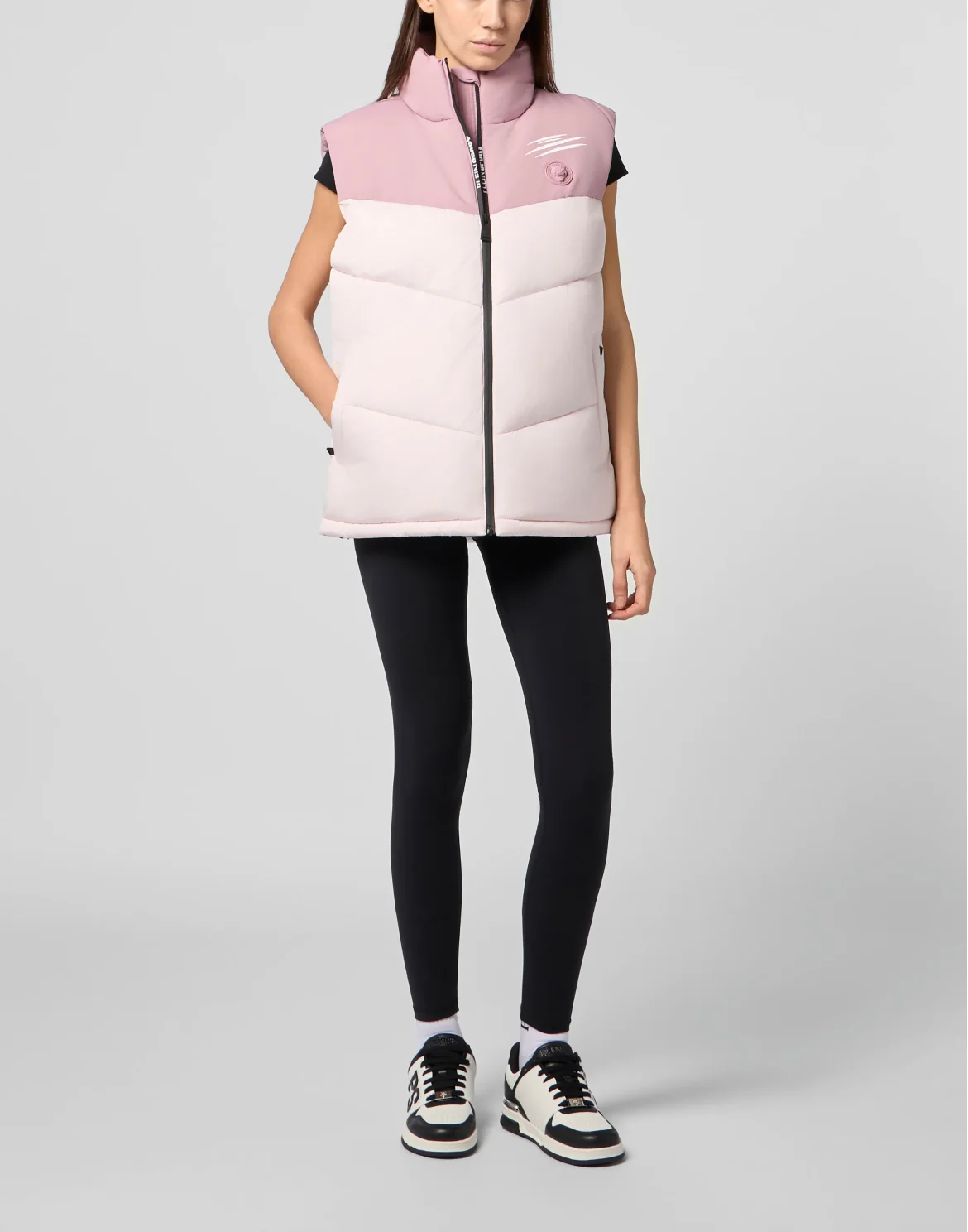 Puffer Jacket Vest, цвет: Розовый