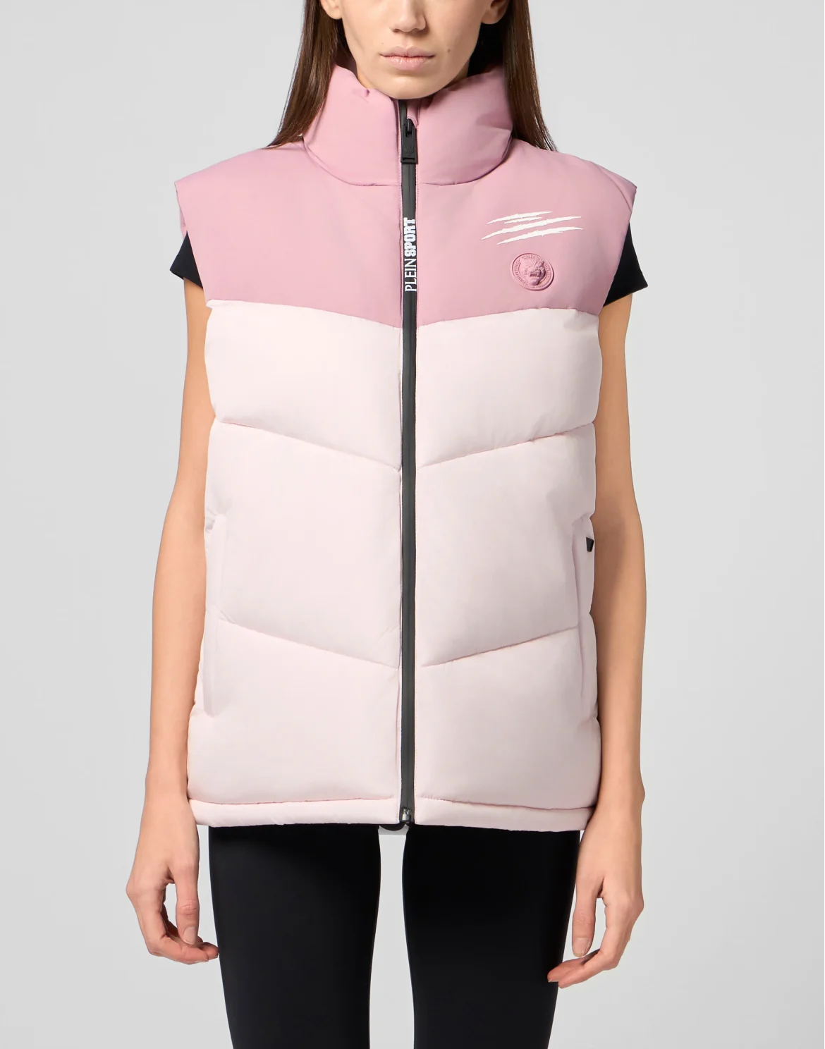 Puffer Jacket Vest, цвет: Розовый