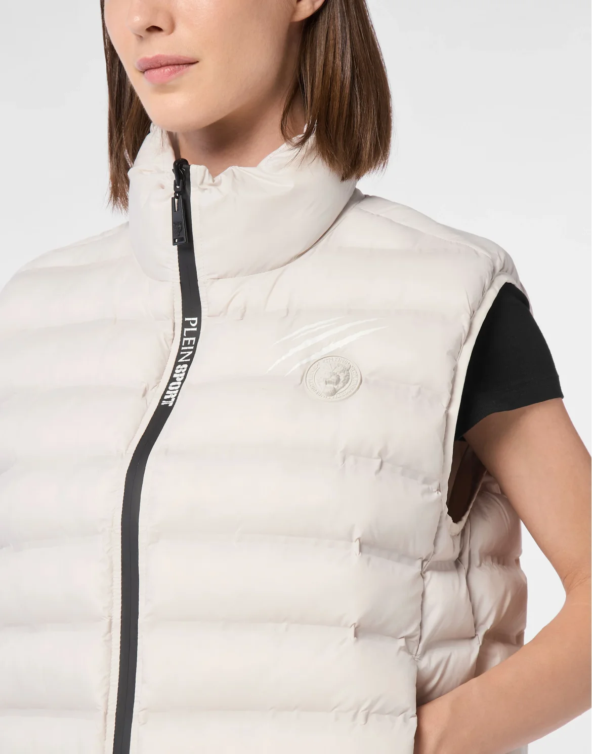 Puffer Termo Jacket Vest, цвет: Бежевый