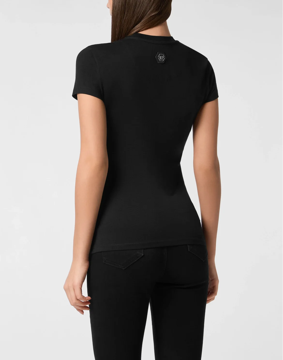 Cotton Sexy Pure Fit T-Shirt Teddy Doorman Crystal, цвет: Черный