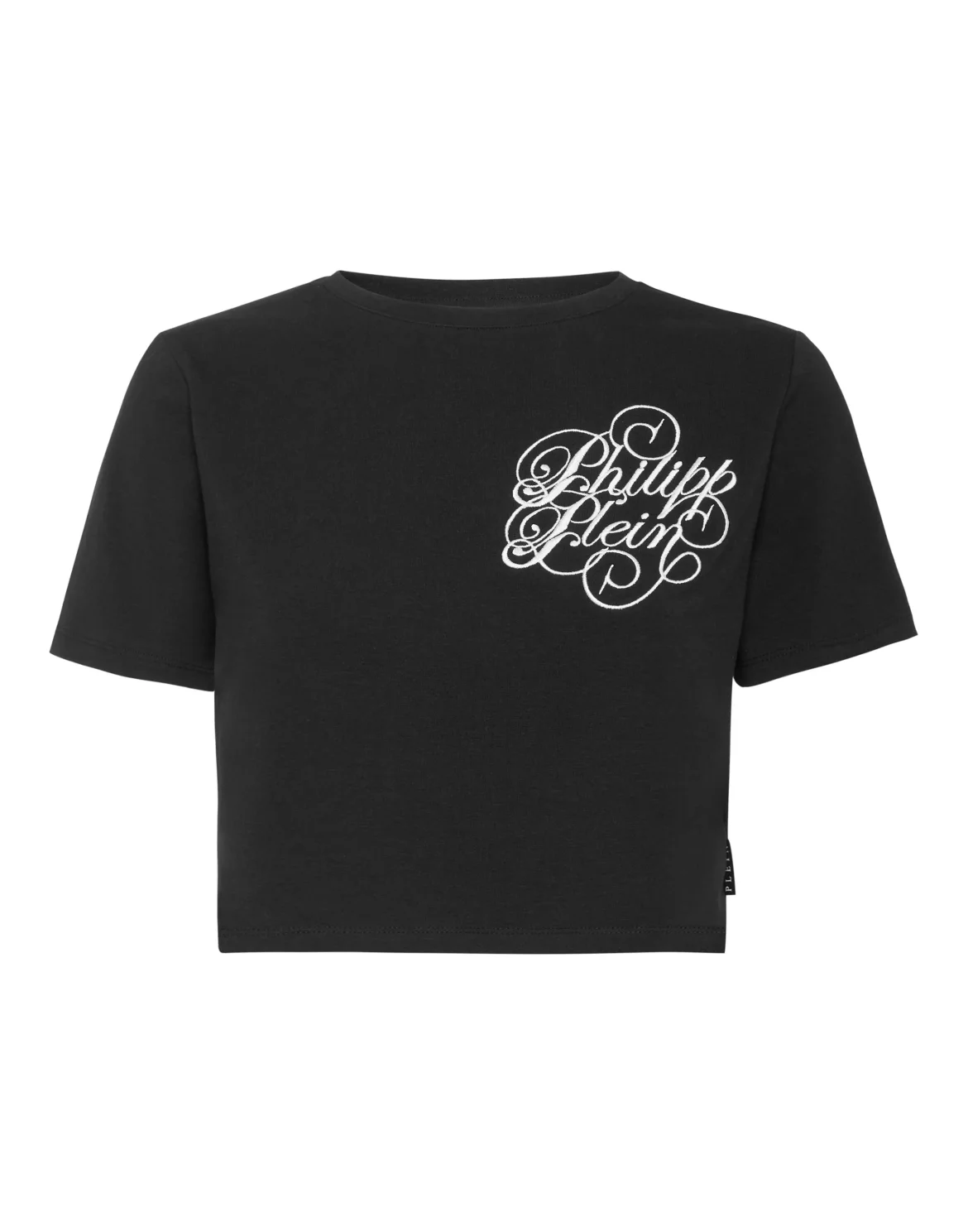 Modal Sexy Pure Fit Cropped T-Shirt, цвет: Черный