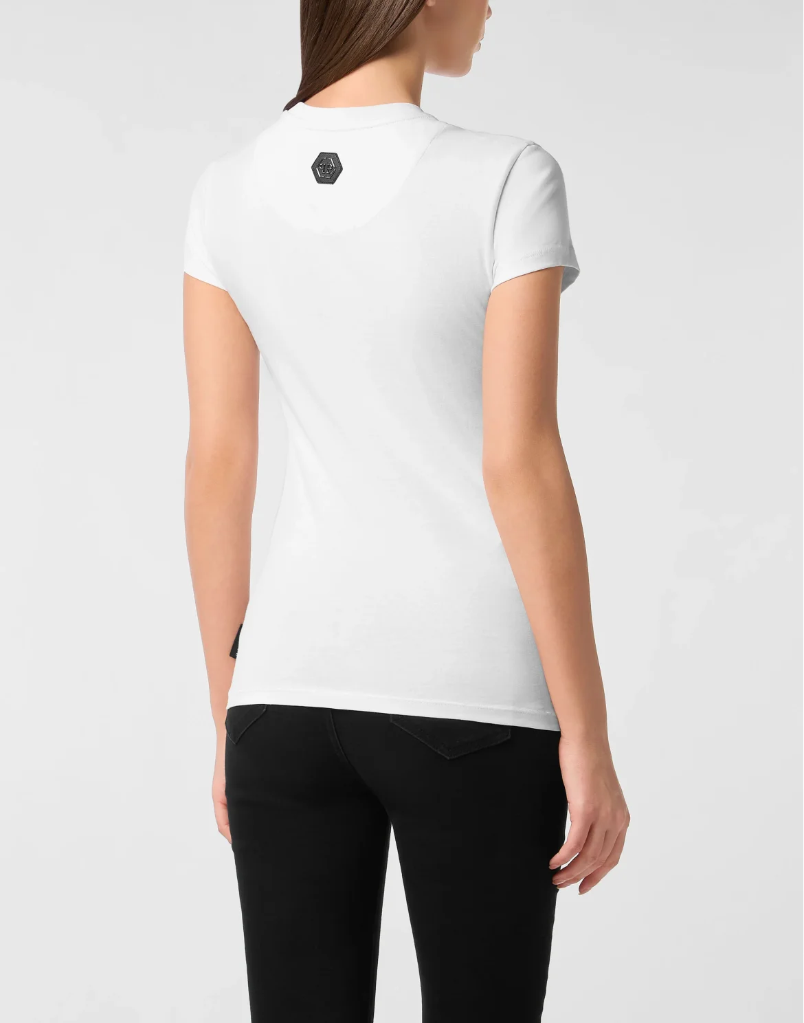Cotton Sexy Pure Fit T-Shirt Teddy Crystal, цвет: Белый