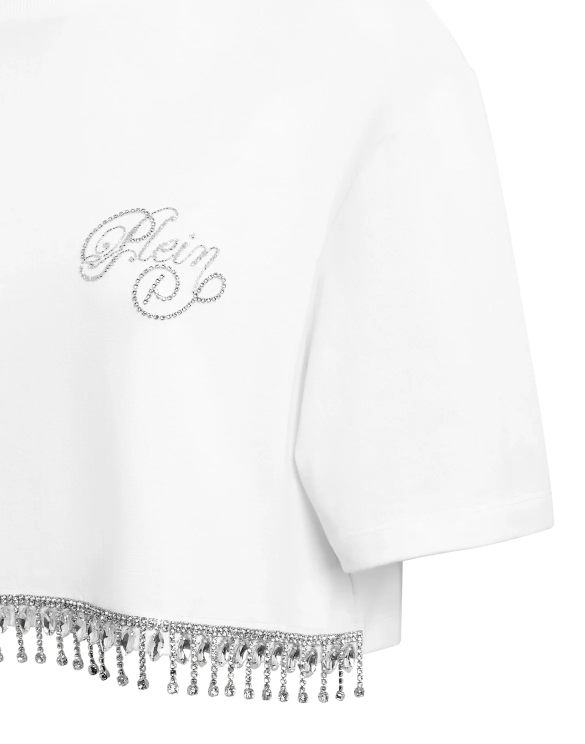 Cropped T-Shirt Signature, цвет: Белый