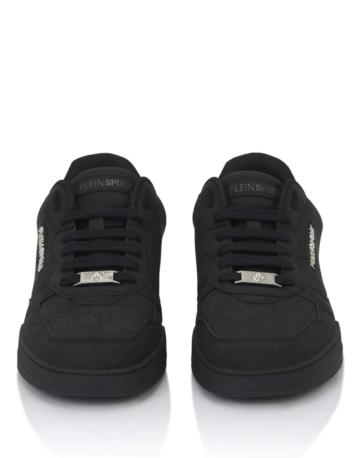 Nabuk Eco Leather Lo-Top Sneakers, цвет: Черный