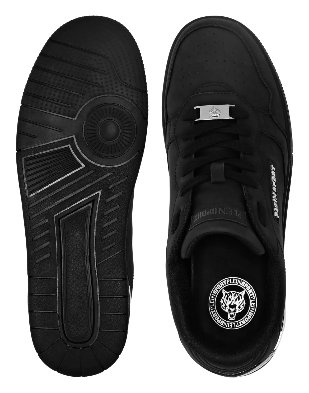 Nabuk Eco Leather Lo-Top Sneakers, цвет: Черный