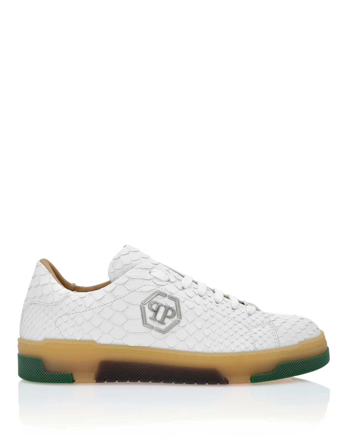 Real Python Low Top Sneakers, цвет: Белый