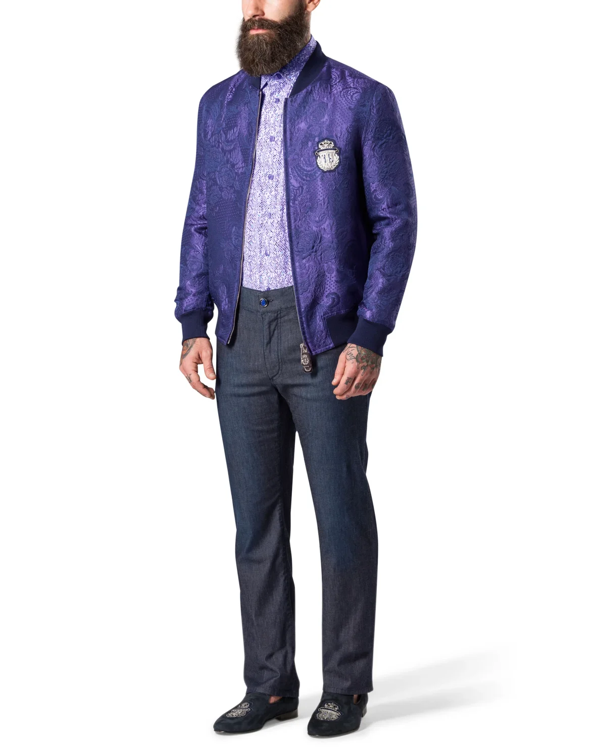 Shirt Slim/Milano/Multi, цвет: Фиолетовый