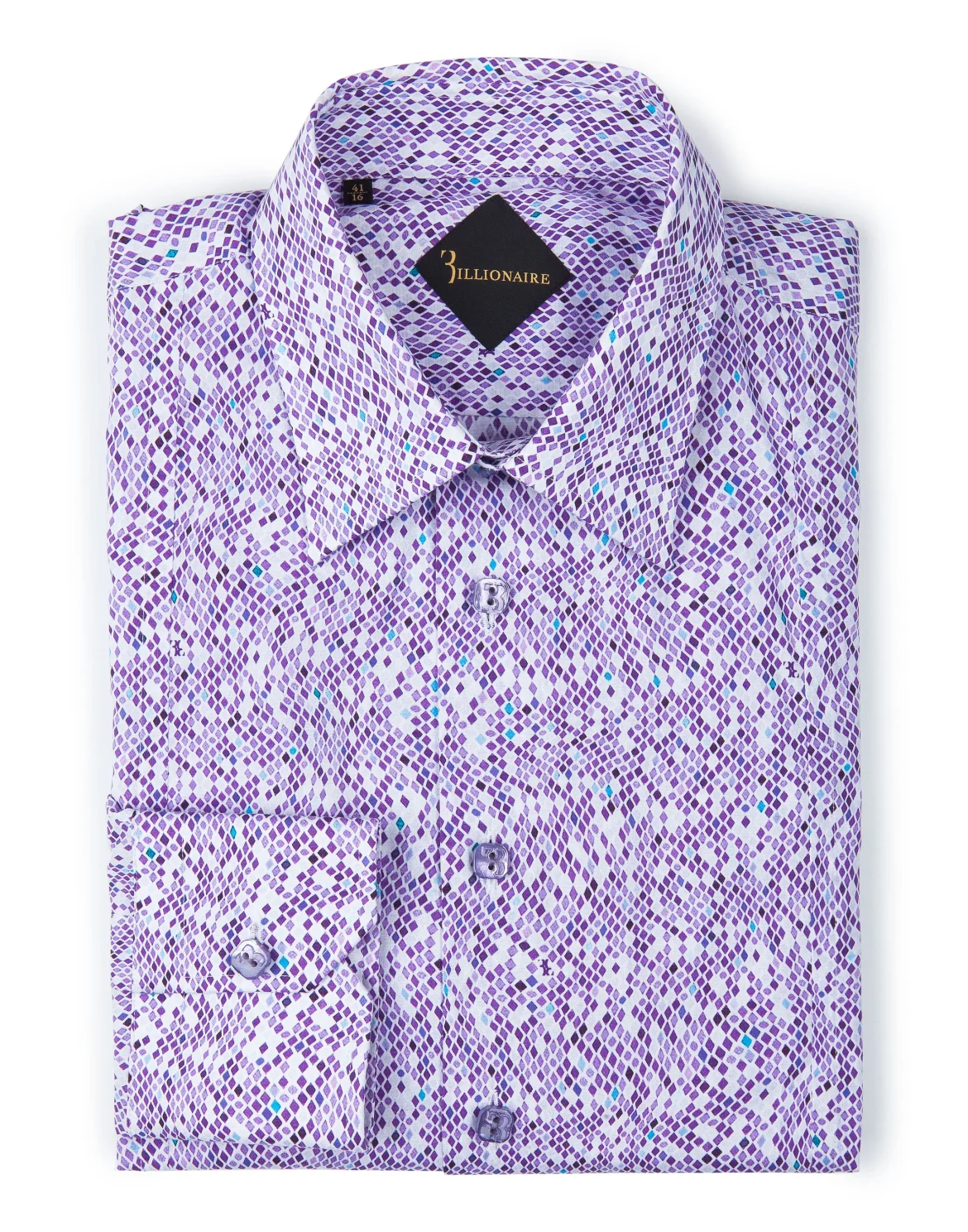 Shirt Slim/Milano/Multi, цвет: Фиолетовый